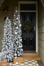 Load image into Gallery viewer, 5.5ft Scandinavian Slim Fir Tree- Flocked - PICK UP ONLY