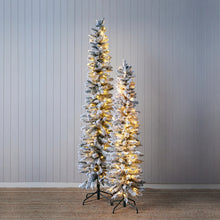 Load image into Gallery viewer, 7.5ft Scandinavian Slim Fir Tree- Flocked - PICK UP ONLY