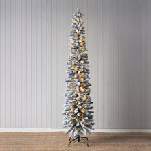 Load image into Gallery viewer, 7.5ft Scandinavian Slim Fir Tree- Flocked - PICK UP ONLY