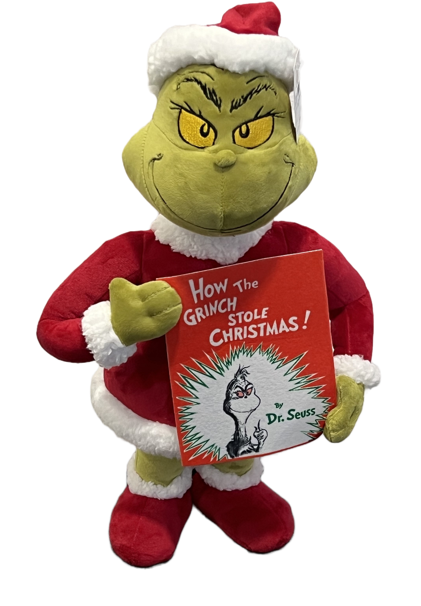 Grinch plush and book sales