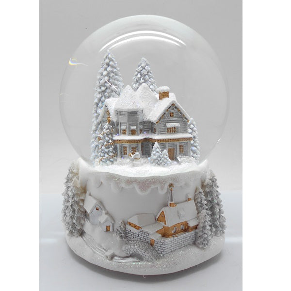 Winter Scene Musical Snow Globe