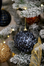 Load image into Gallery viewer, Midnight Blue Sprinkles Bauble
