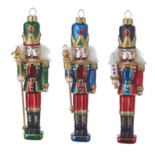 Load image into Gallery viewer, Traditional Nutcracker Hanging Ornament - 3 Assorted
