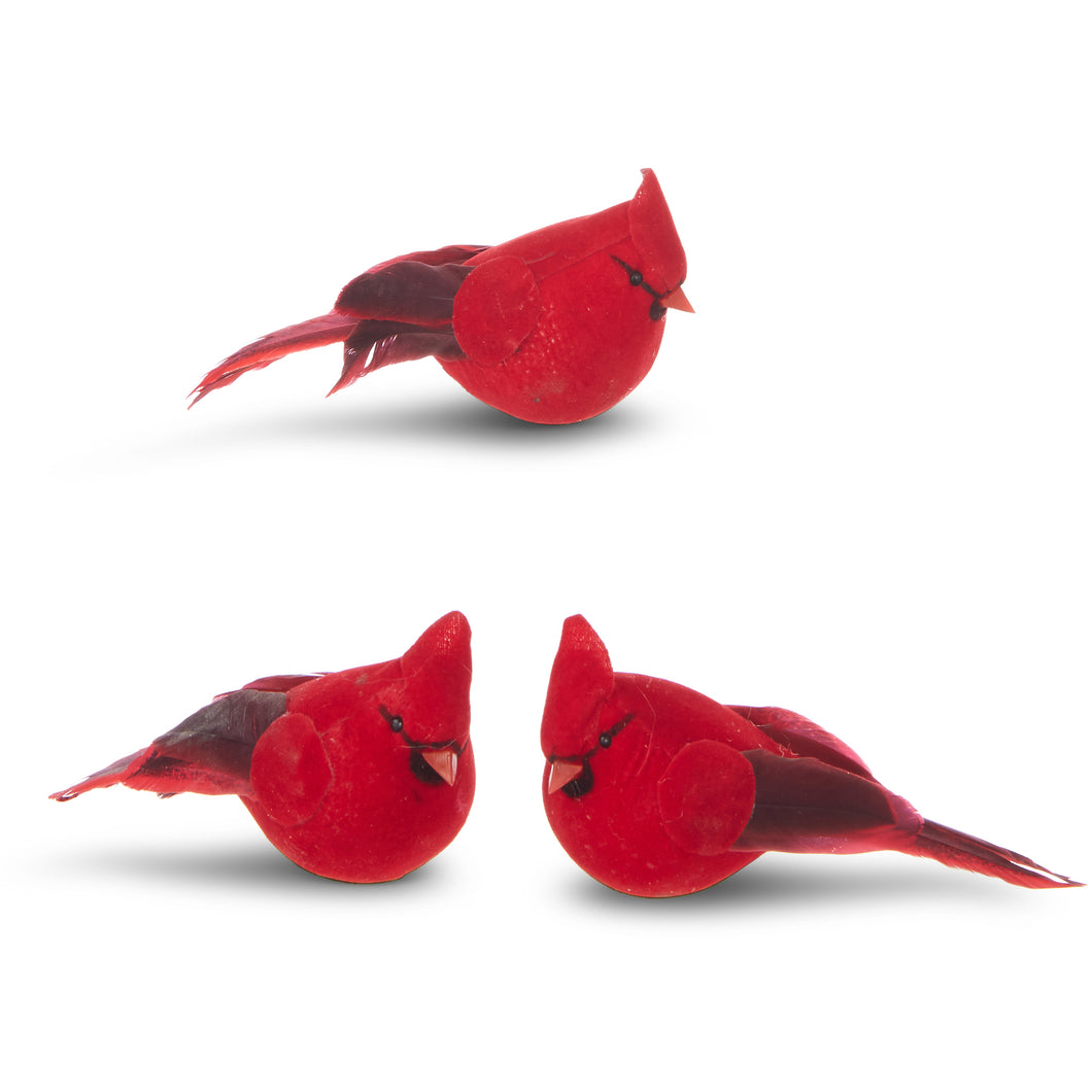 RAZ - Small Clip On Cardinal Ornaments