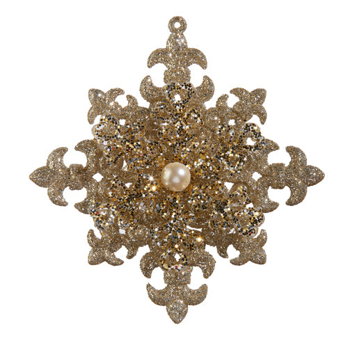 RAZ - Gold Pearl Hanging Ornament