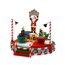 Load image into Gallery viewer, LEMAX Santa&#39;s Peppermint Teacup Spinner
