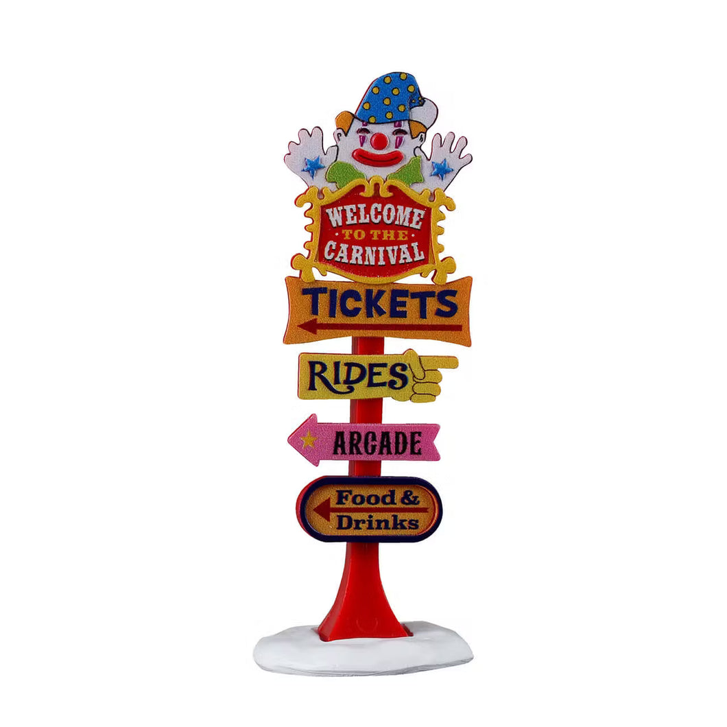 LEMAX 2025 PRE-ORDER Carnival Welcome Sign