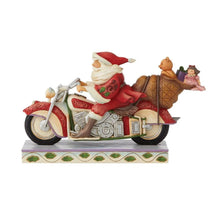 Load image into Gallery viewer, Jim Shore- 'Cruisin' Towards Christmas' Santa on Motorcycle
