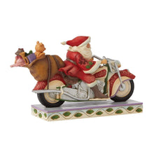 Load image into Gallery viewer, Jim Shore- 'Cruisin' Towards Christmas' Santa on Motorcycle
