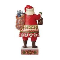 Load image into Gallery viewer, Jim Shore- Santa with Lantern and Toy Bag

