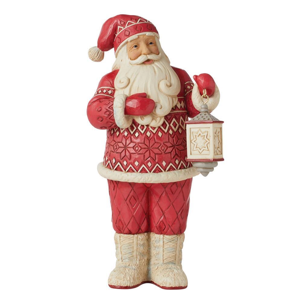 Jim Shore- Nordic Santa With Lantern