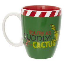 Load image into Gallery viewer, Grinch Mug- Cuddly As A Cactus
