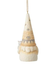 Load image into Gallery viewer, Jim Shore - White Woodland Gnome Hanging Ornament
