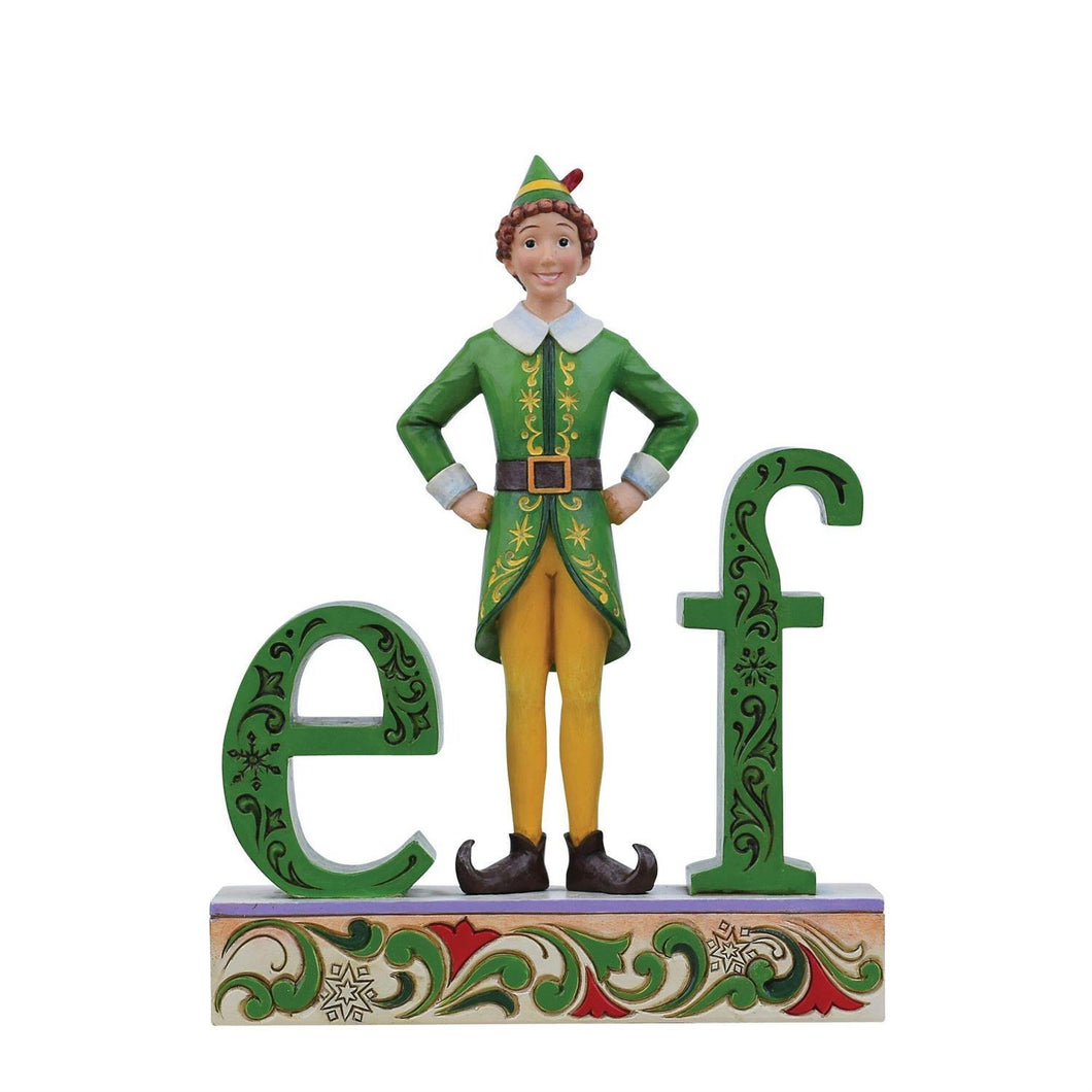 Elf by Jim Shore -  'The Name is Buddy The Elf'
