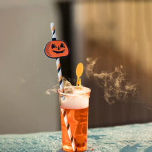 Load image into Gallery viewer, Halloween Pumpkin Straws
