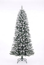 Load image into Gallery viewer, 8ft Slim North Star Flocked Tree -  PICK UP ONLY
