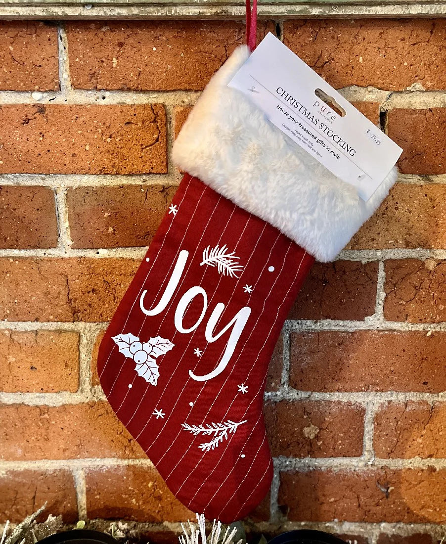 Joy Christmas Stocking