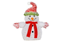 Load image into Gallery viewer, Snowy Christmas Snowman With LED Lights
