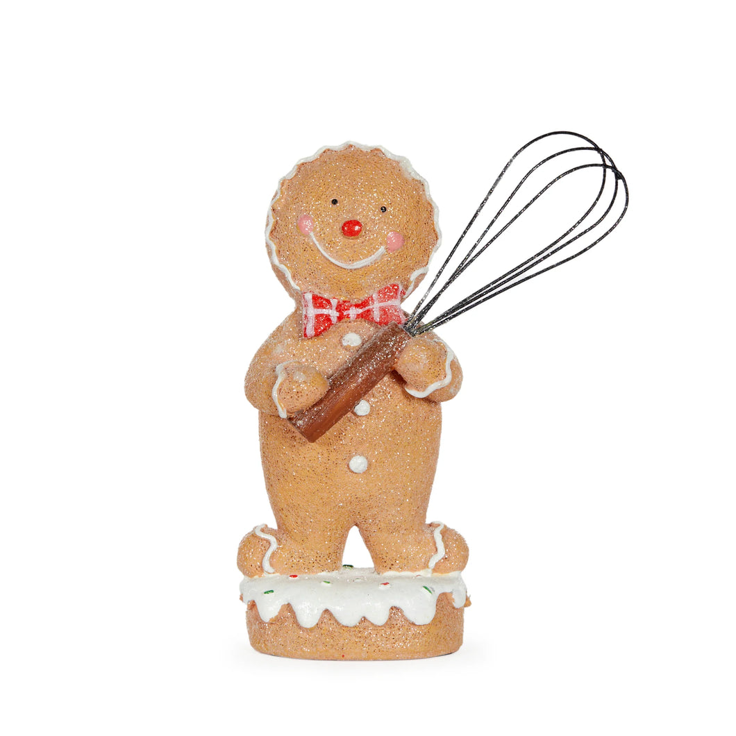 Gingerbread Man with Whisk
