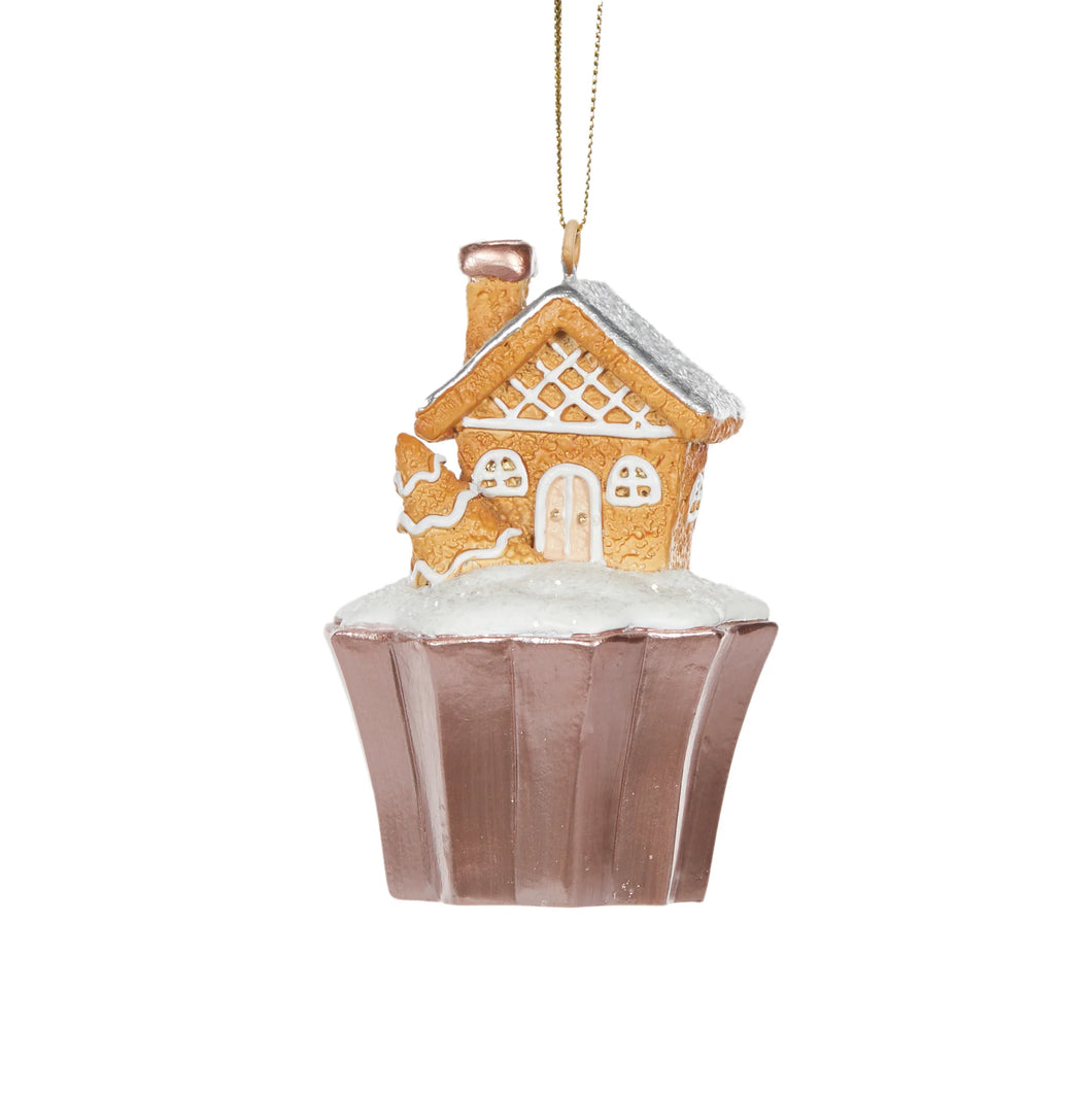 Gingerbread House Cupcake