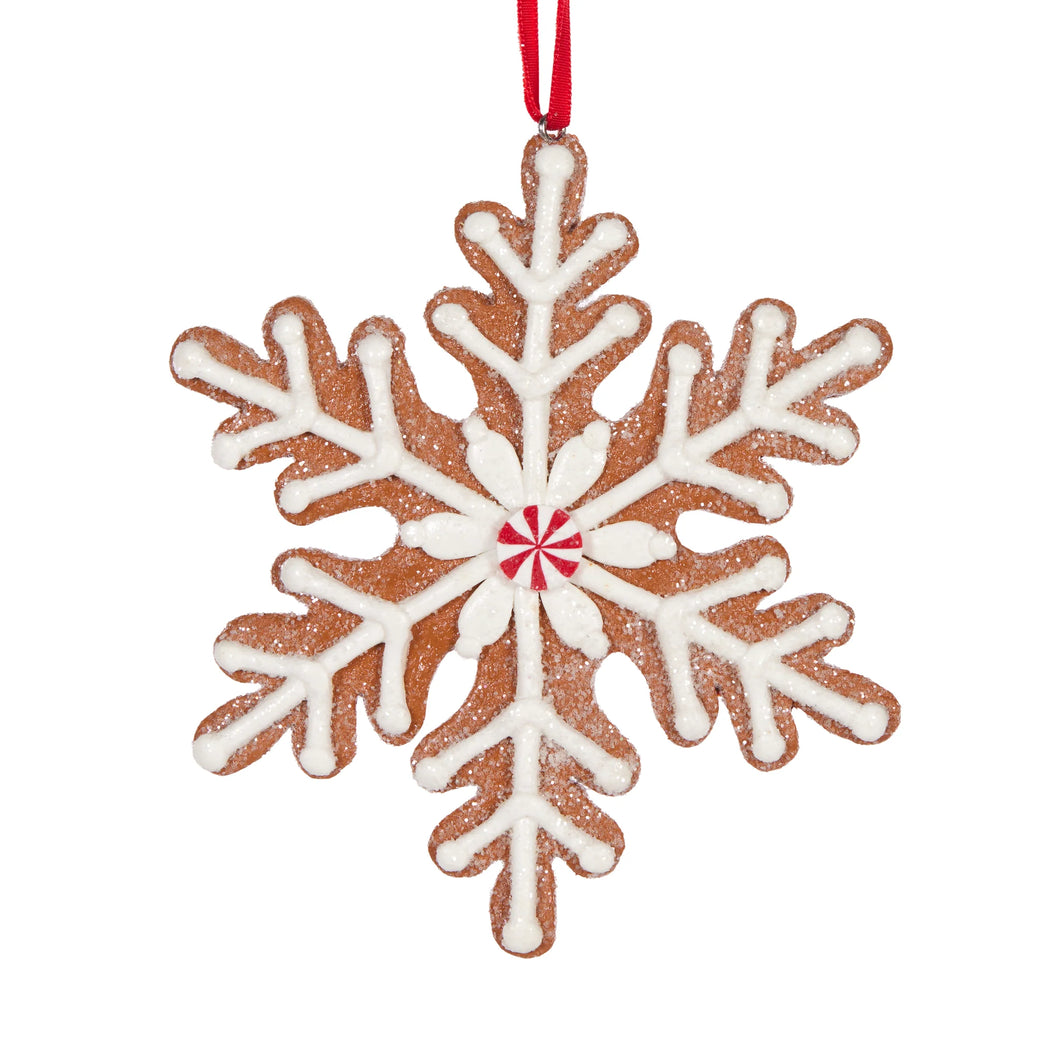 Snowflake Hanging Gingerbread Star