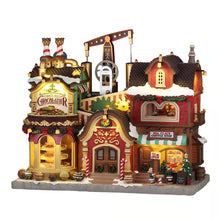 Load image into Gallery viewer, LEMAX 2026 PRE-ORDER  The Holly Jolly Chocolatier &amp; Mrs. Claus Coffee Shop
