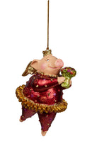 Load image into Gallery viewer, Red Flying Pig Ornament
