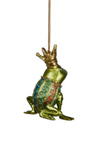 Load image into Gallery viewer, Hand Sculpted Frog King Hanging Decoration
