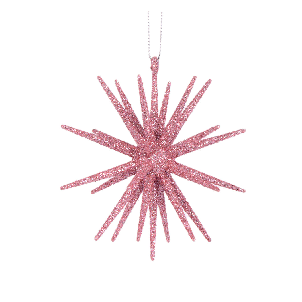 Pink Hanging Glitter Orbit