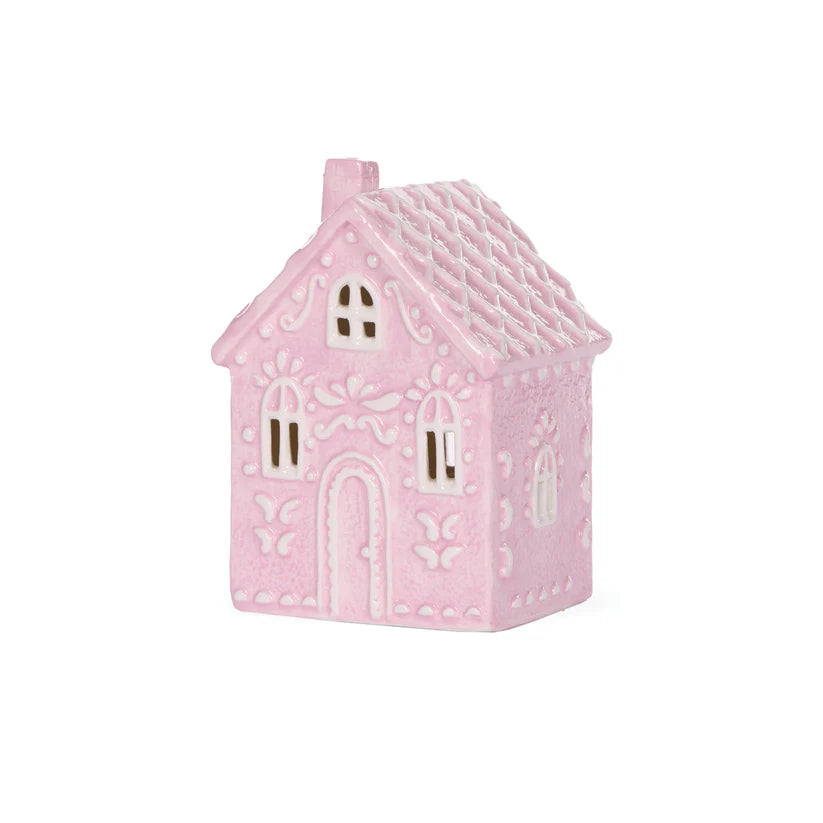 LED Pink Gingerbread Tavern