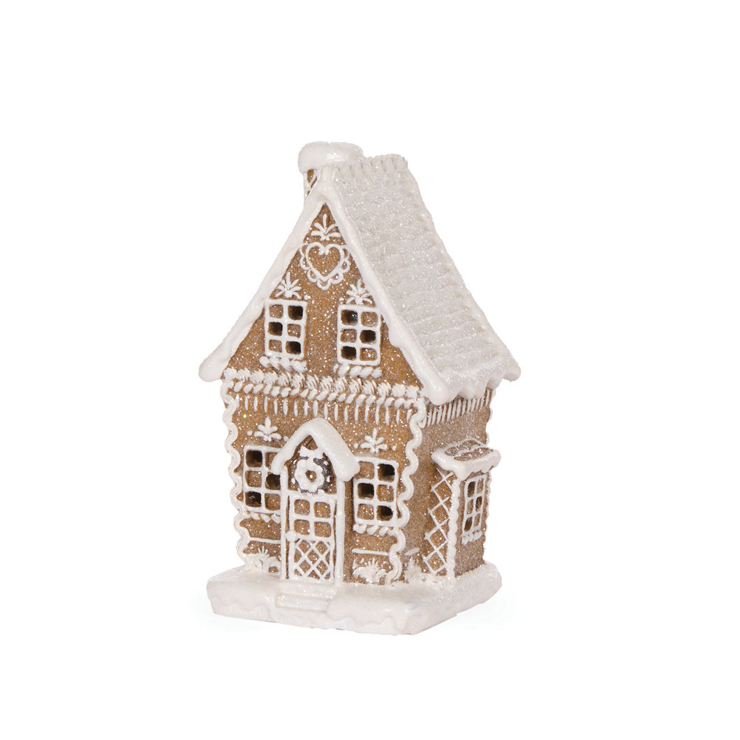LED Gingerbread House With Chimney