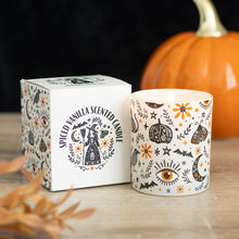 Load image into Gallery viewer, Frightful Folk Print Spiced Vanilla Candle
