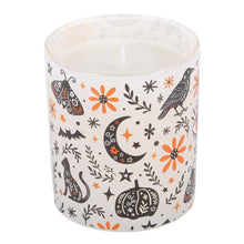 Load image into Gallery viewer, Frightful Folk Print Spiced Vanilla Candle

