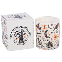 Load image into Gallery viewer, Frightful Folk Print Spiced Vanilla Candle

