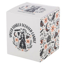 Load image into Gallery viewer, Frightful Folk Print Spiced Vanilla Candle
