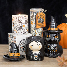 Load image into Gallery viewer, Frightful Folk Print Spiced Vanilla Candle
