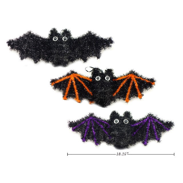 Halloween Tinsel Bat Haning