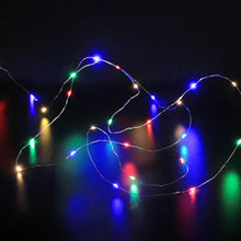 Load image into Gallery viewer, Battery Operated 40 Micro LED String Lights with Timer- Multicolour
