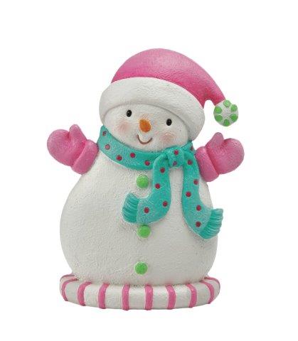 Fuchsia Snowman