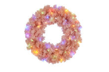 Load image into Gallery viewer, Pink Led Wreath With Multi Function Lights
