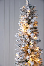 Load image into Gallery viewer, 5.5ft Scandinavian Slim Fir Tree- Flocked - PICK UP ONLY
