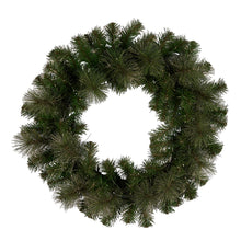 Load image into Gallery viewer, Pre-Lit Glittery Gold Pine Wreath -Multi Color Options
