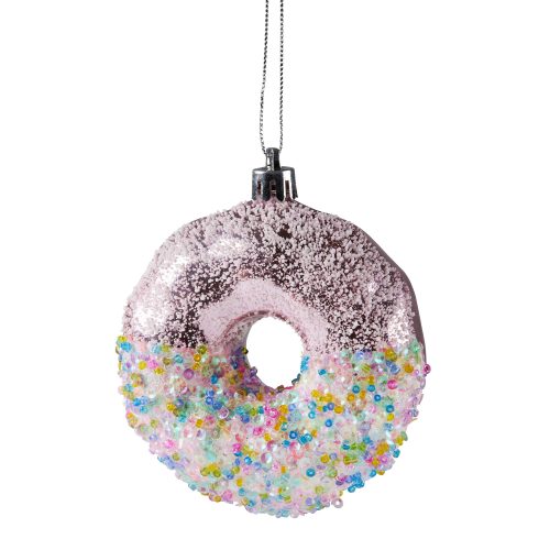 Pink Hanging Donut Decoration