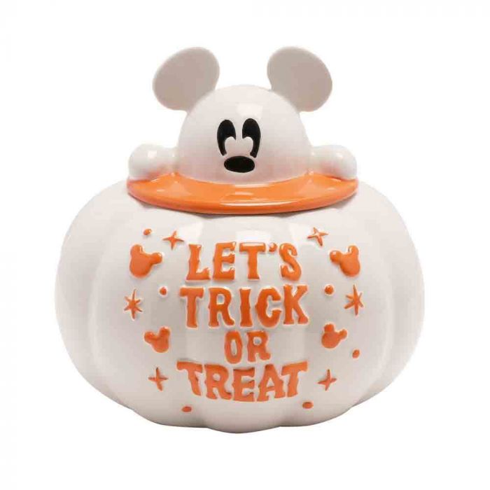 Halloween Trick or Treat Mickey Ghost Jar
