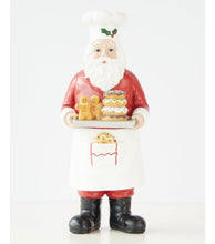 Load image into Gallery viewer, Baking Santa with Tray of Treats
