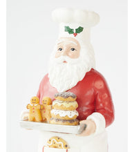 Load image into Gallery viewer, Baking Santa with Tray of Treats
