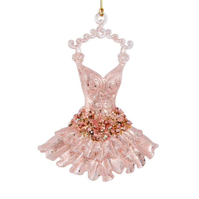 Pink Hanging Ballet Dress Ornament