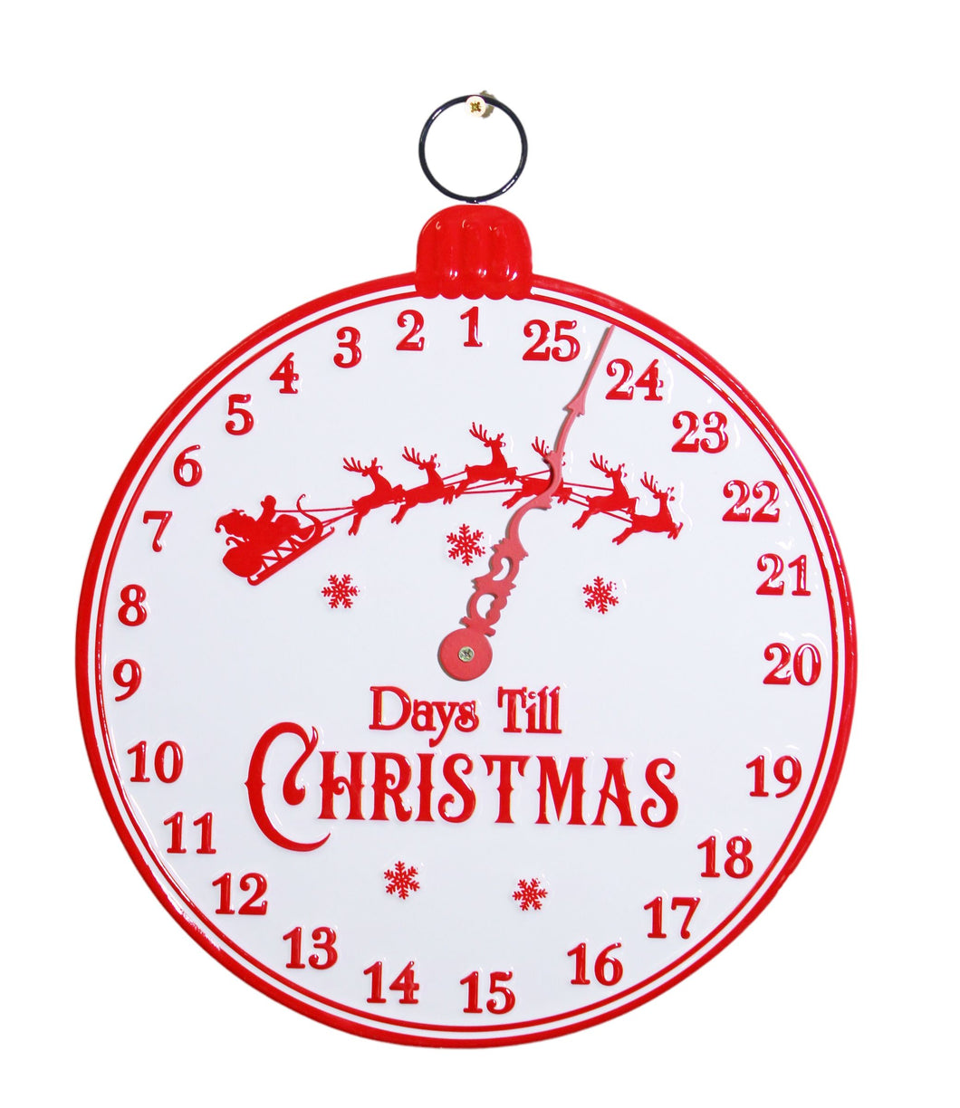 Days Until Christmas Countdown Sign