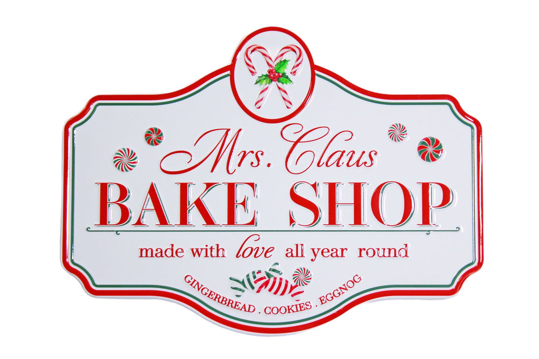 Mrs Claus Bake Shop Sign