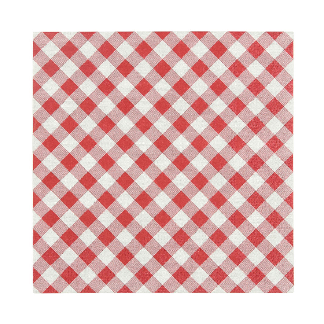 Gingham Christmas Napkin